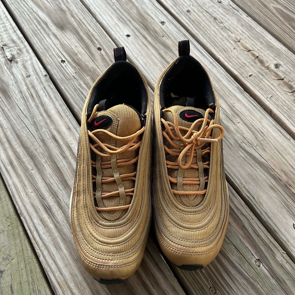 NIKE AIR MAX 97 METALLIC GOLD